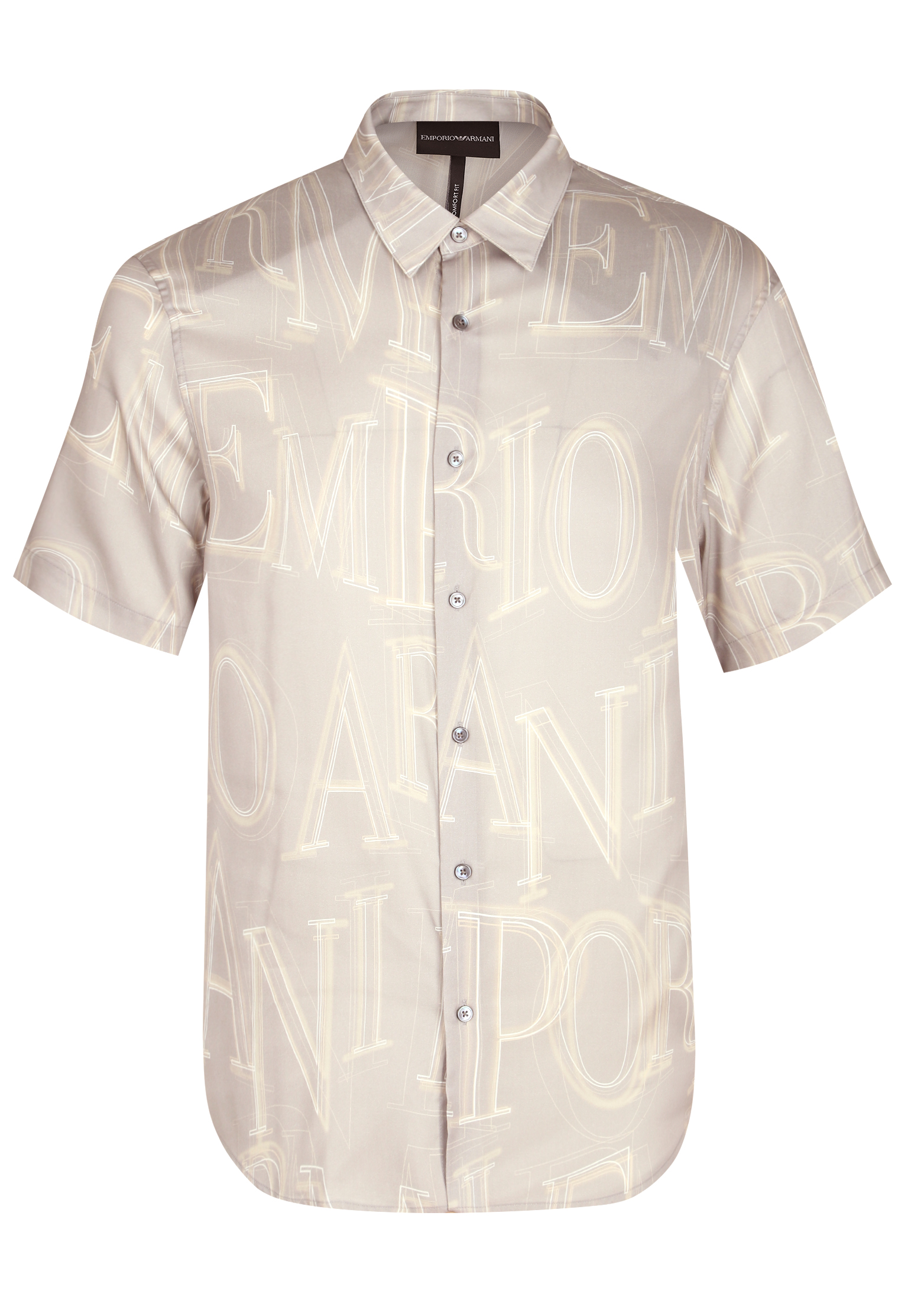 Рубашка EMPORIO ARMANI Серый, размер 2XL 155117 - фото 1