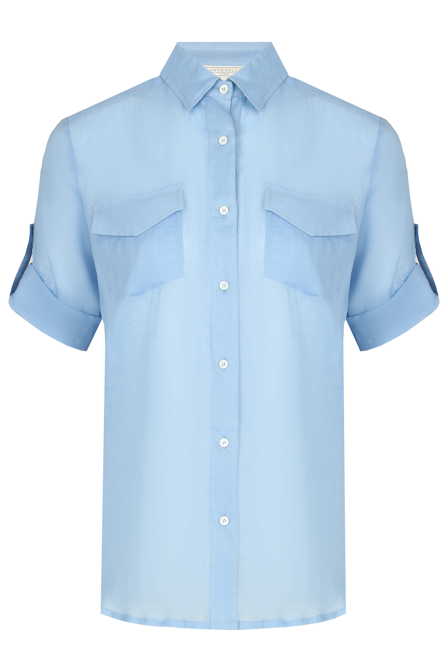 Рубашка ANTONELLI FIRENZE Голубой, размер 40
