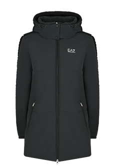 Куртка с вышитым логотипом  EA7