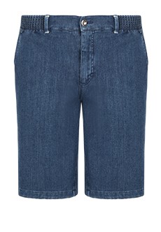 Синие джинсовые шорты STEFANO RICCI