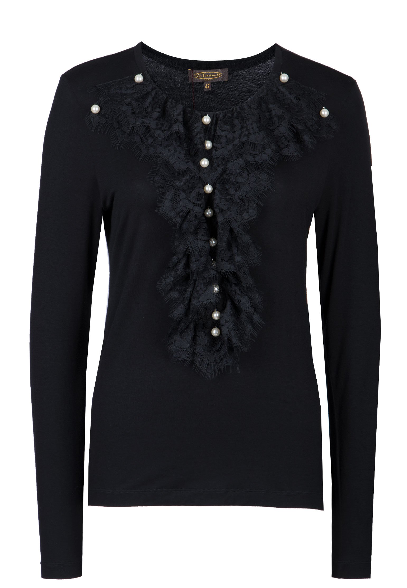 

Джемпер VIA TORRIANI 88, Черный, Черный