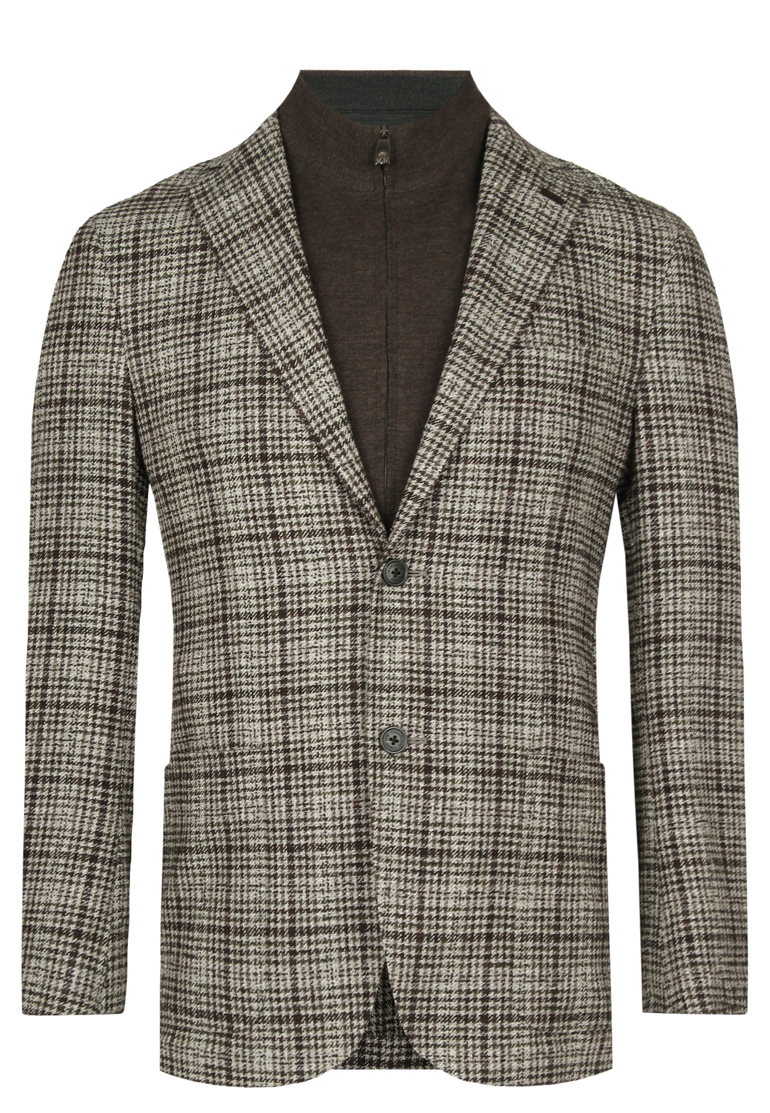 Пиджак CORNELIANI Коричневый, размер 48 158195 - фото 1
