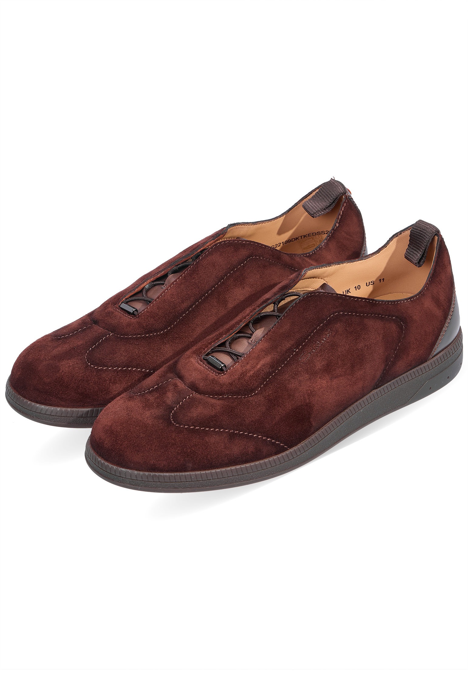 

Кеды SANTONI, Коричневый, Коричневый