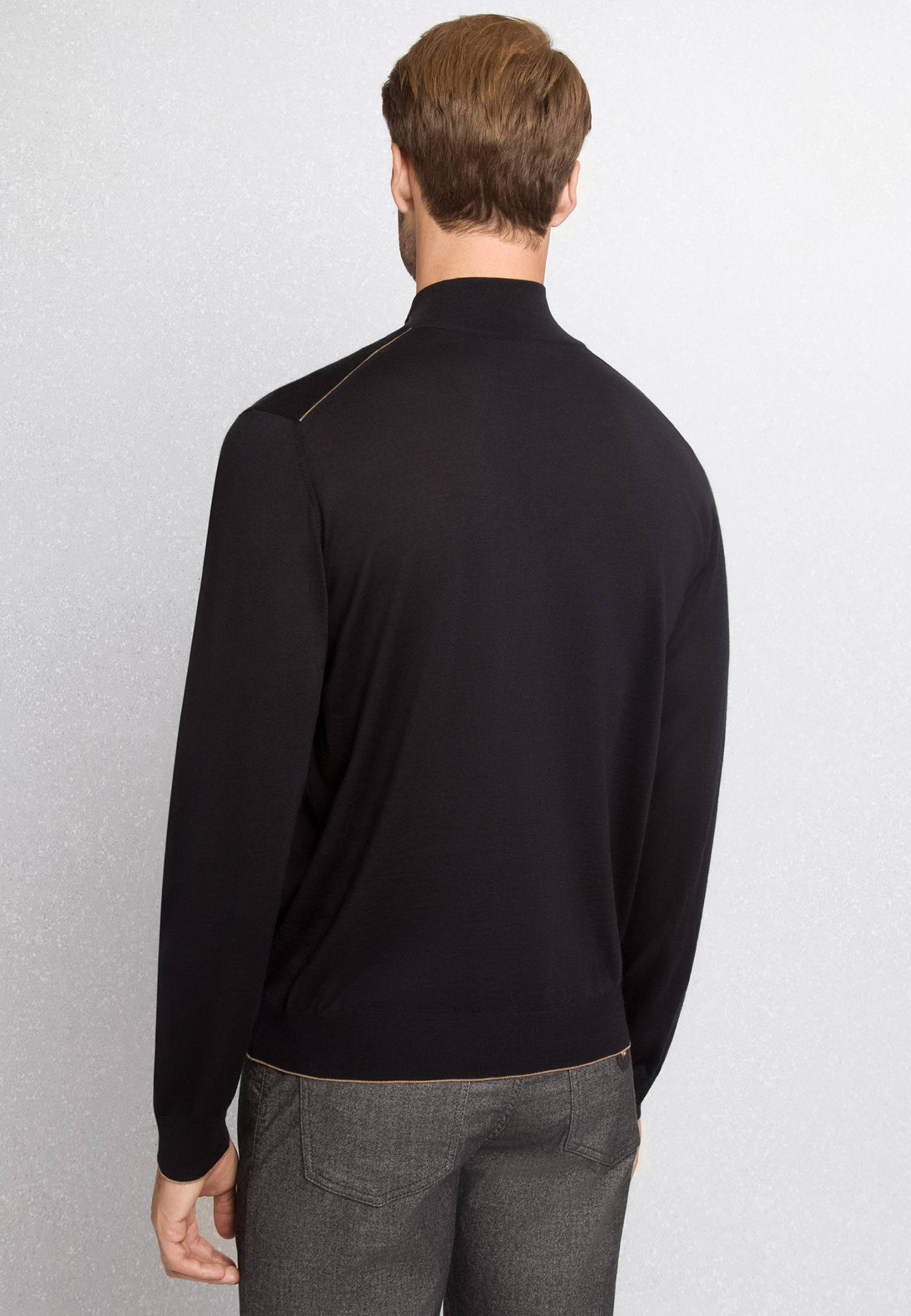 

Полувер с замком STEFANO RICCI, Черный, Черный