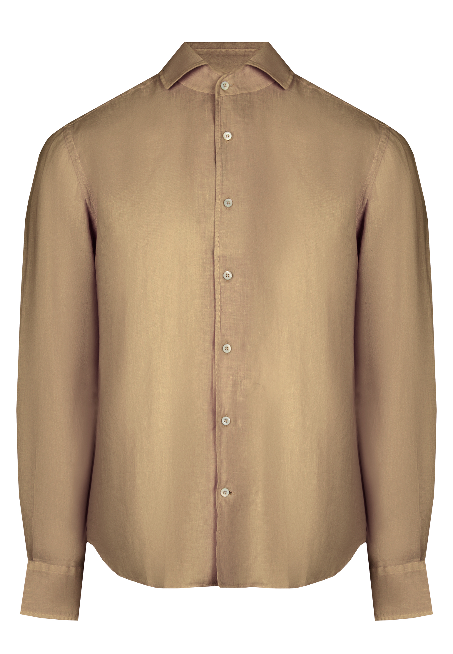 Рубашка CORNELIANI Коричневый, размер 42 159905 - фото 1