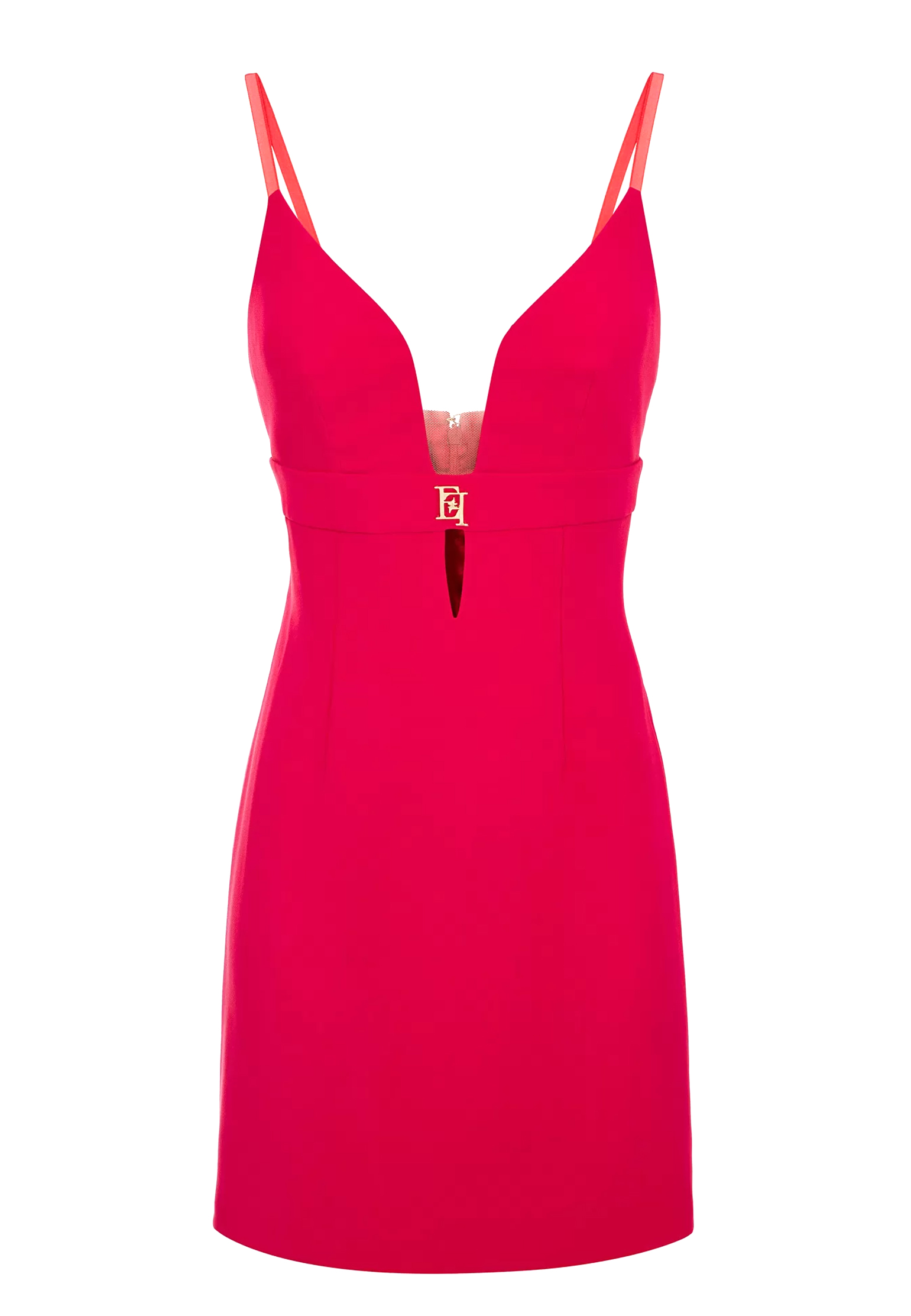 Платье ELISABETTA FRANCHI Розовый, размер 42 157143 - фото 1