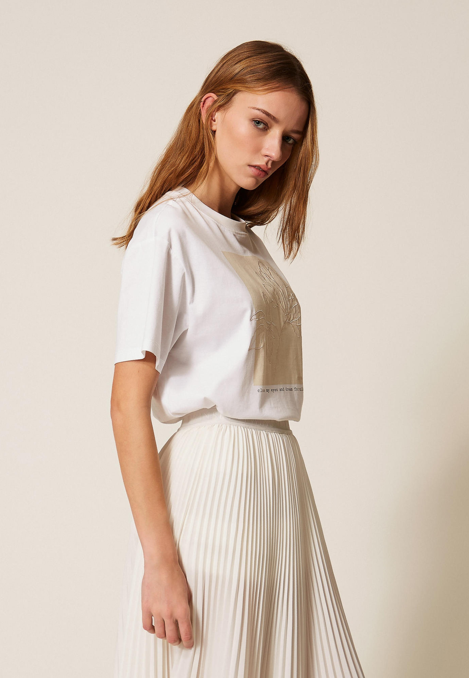 

Футболка TWINSET Milano, Белый, Белый