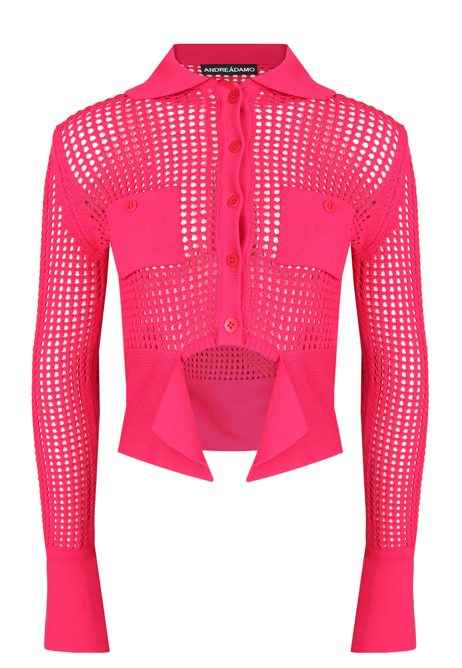 Блуза ANDREADAMO Розовый, размер XS