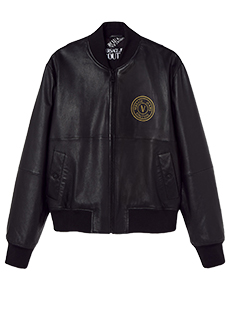 Куртка из экокожи V-EMBLEM VERSACE JEANS COUTURE