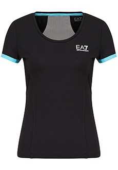 Черная спортивная футболка EA7
