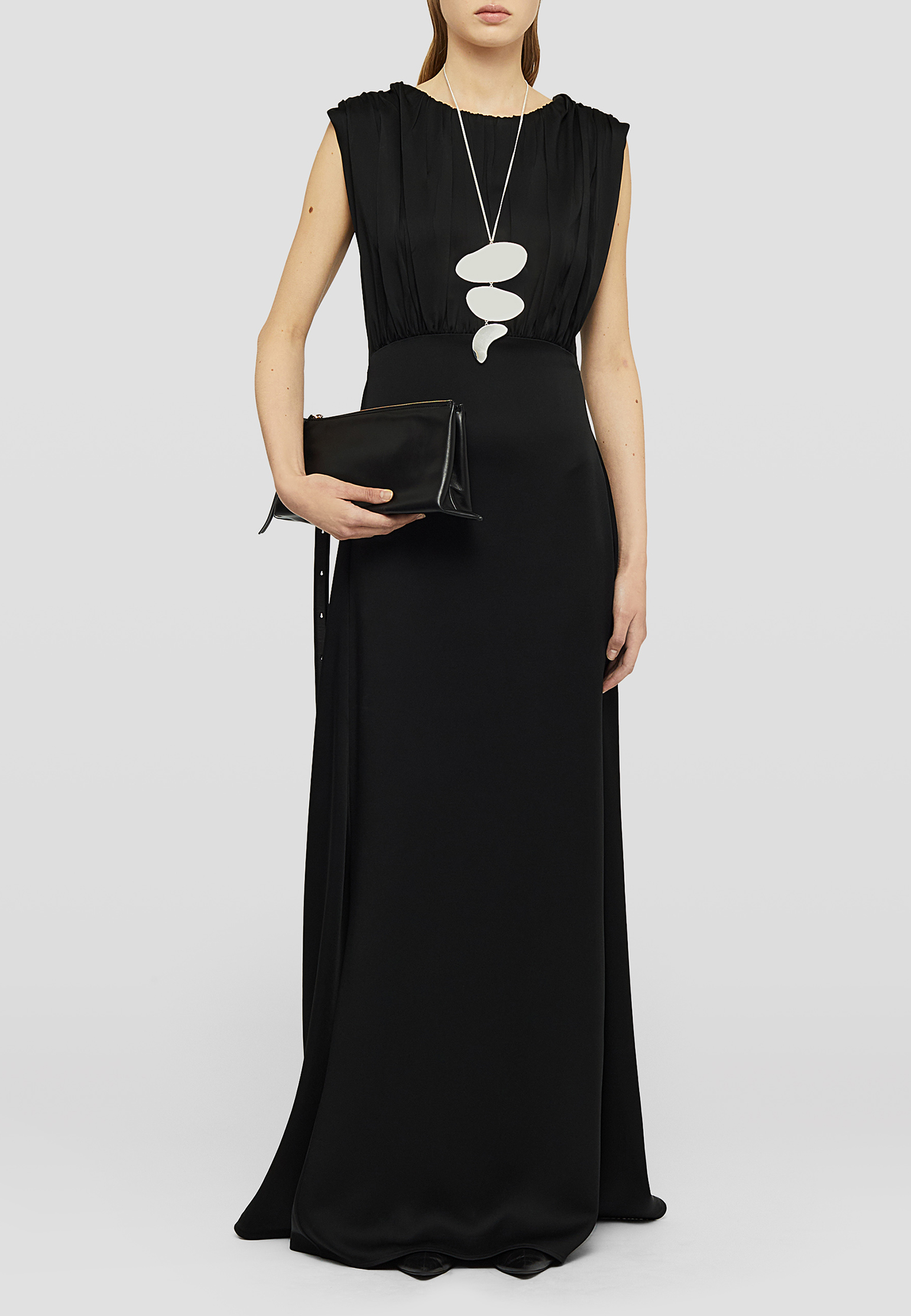 Платье JIL SANDER Черный, размер 38