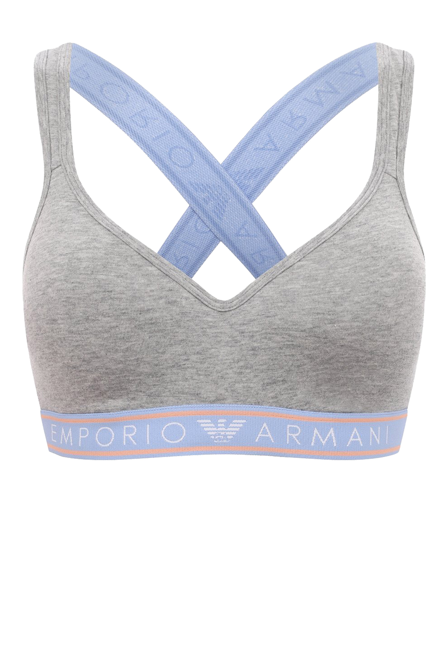 Бюстгальтер EMPORIO ARMANI Underwear Серый, размер XS