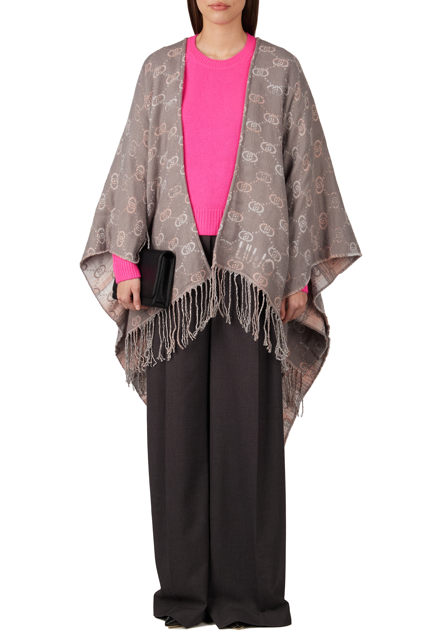 

Пончо LIU JO, Серый, Серый