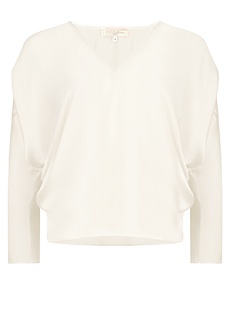 Шелковая блуза со спущенной линией плеч ANTONELLI FIRENZE