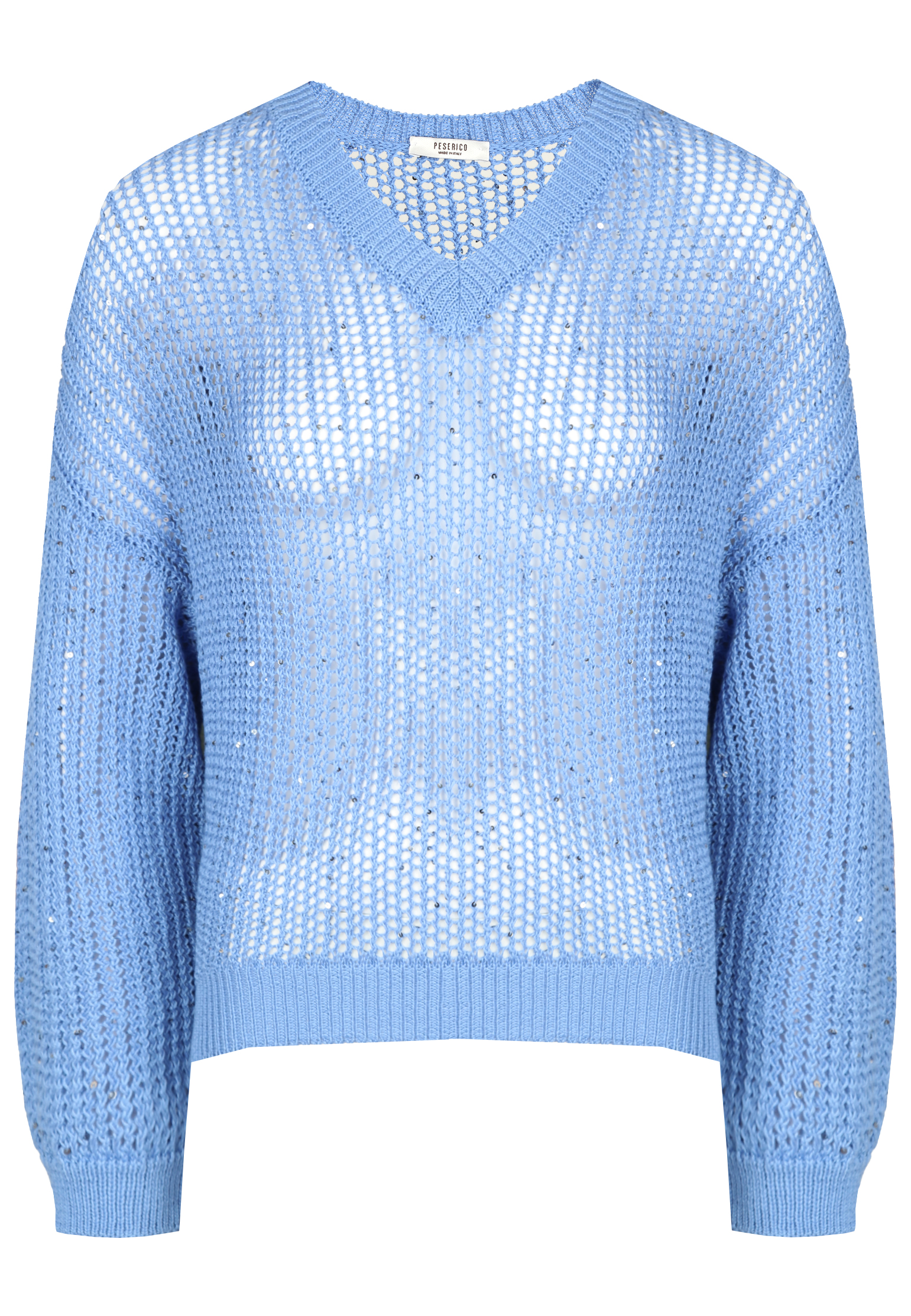 Пуловер PESERICO Синий, размер 38