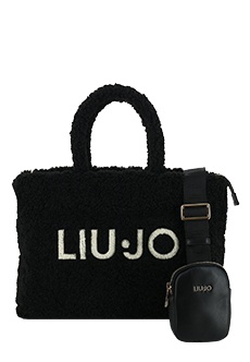 Меховая сумка с логотипом  LIU JO