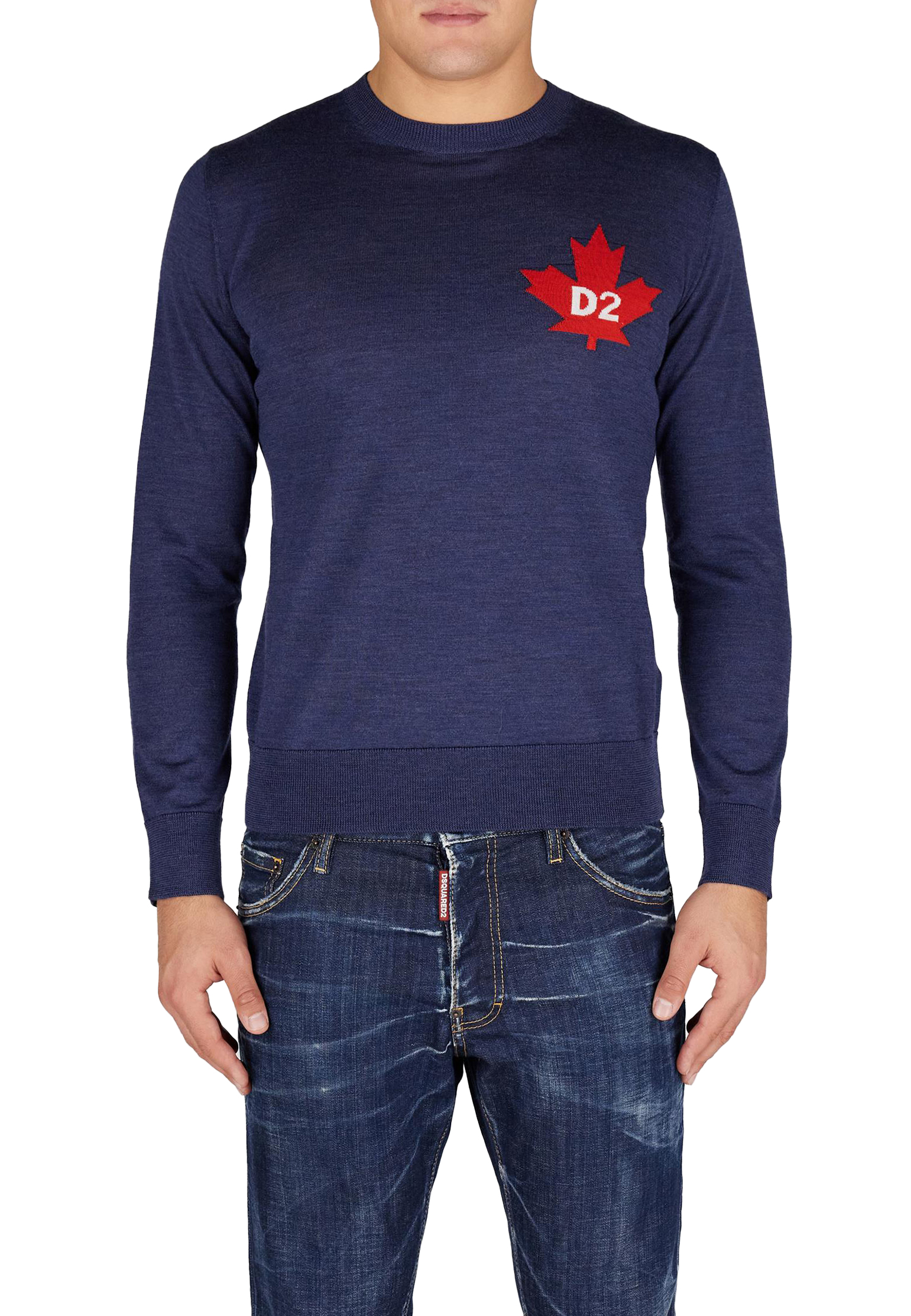

Пуловер DSQUARED2, Синий, Синий
