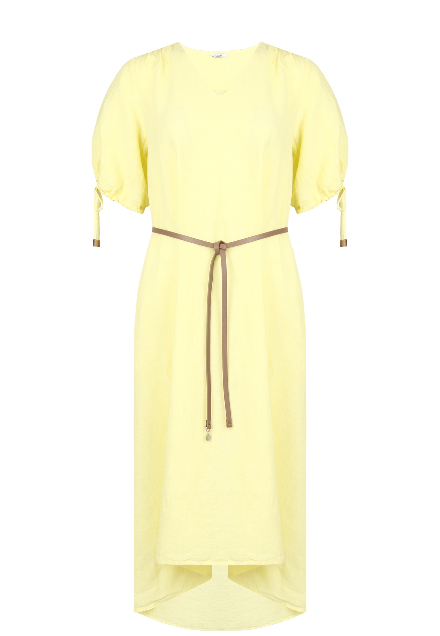 Платье PESERICO Желтый, размер 40 141158 - фото 1