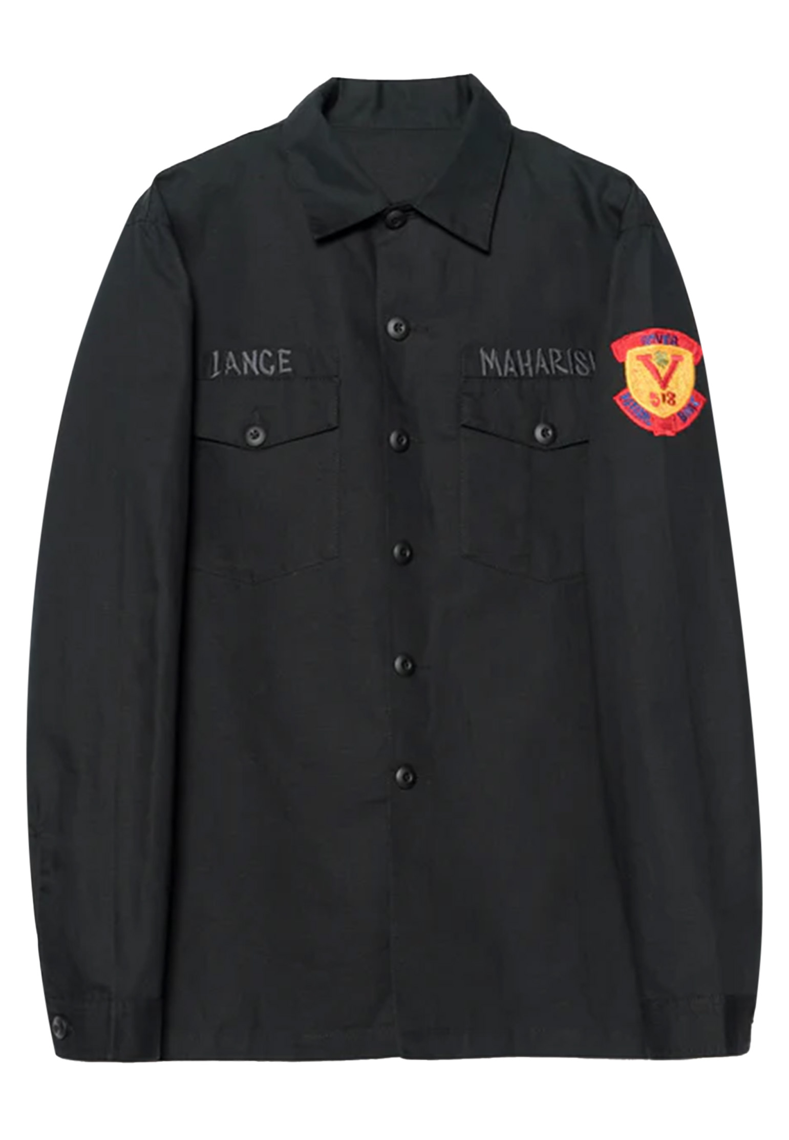 

Рубашка MAHARISHI, Черный, Черный