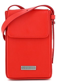 Красная сумка-phonebag PESERICO