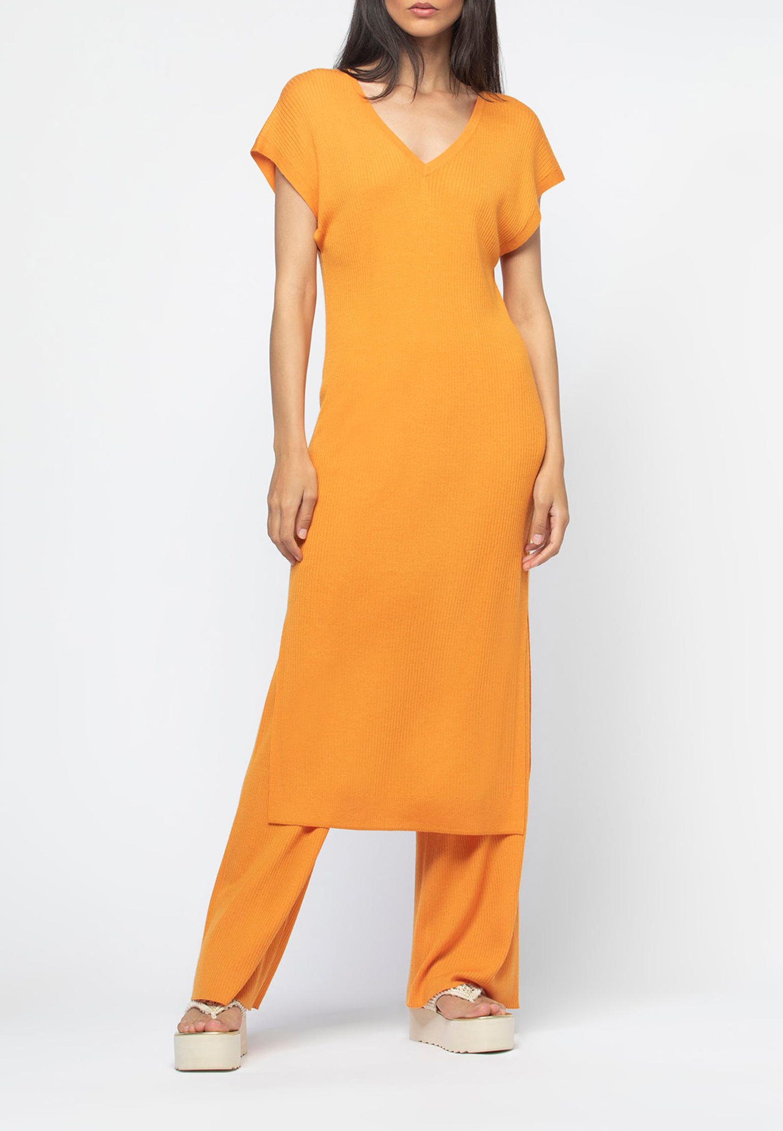 Платье MAX&MOI Оранжевый, размер M 156631 - фото 1