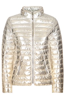Стёганая куртка с металлизированным блеском VIA TORRIANI 88