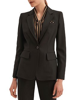Черный пиджак LUISA SPAGNOLI