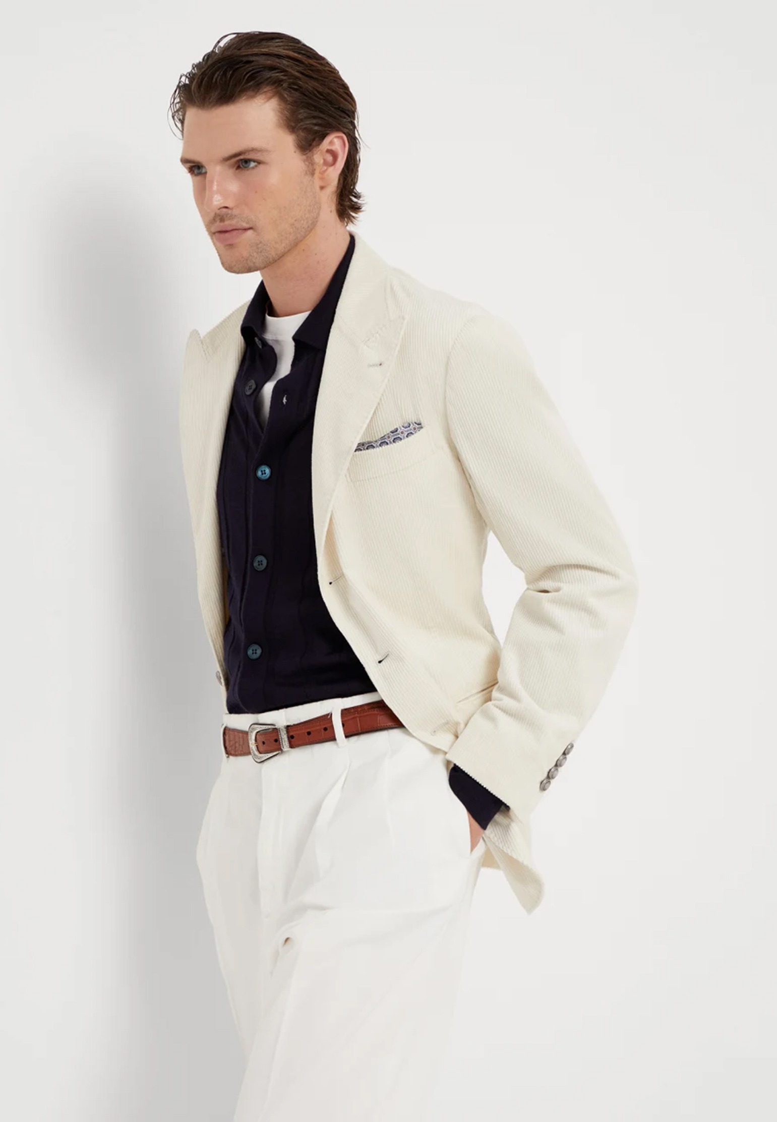 

Рубашка BRUNELLO CUCINELLI, Синий, Синий