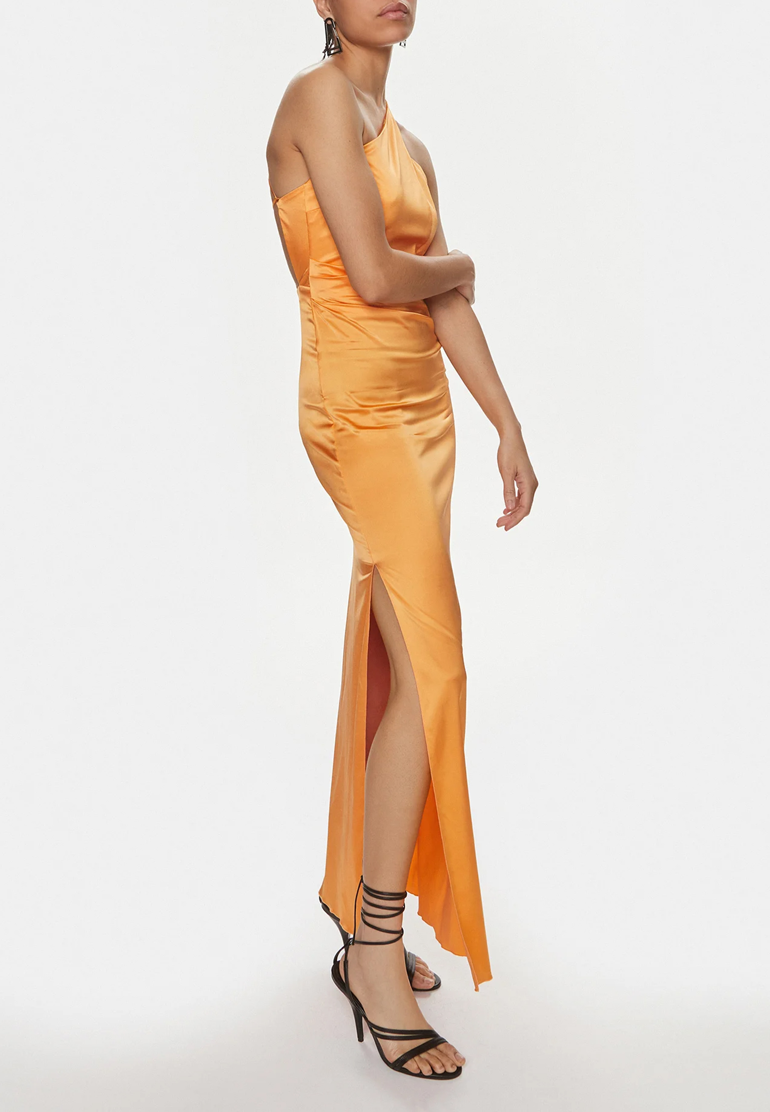 Платье PATRIZIA PEPE Оранжевый, размер 40