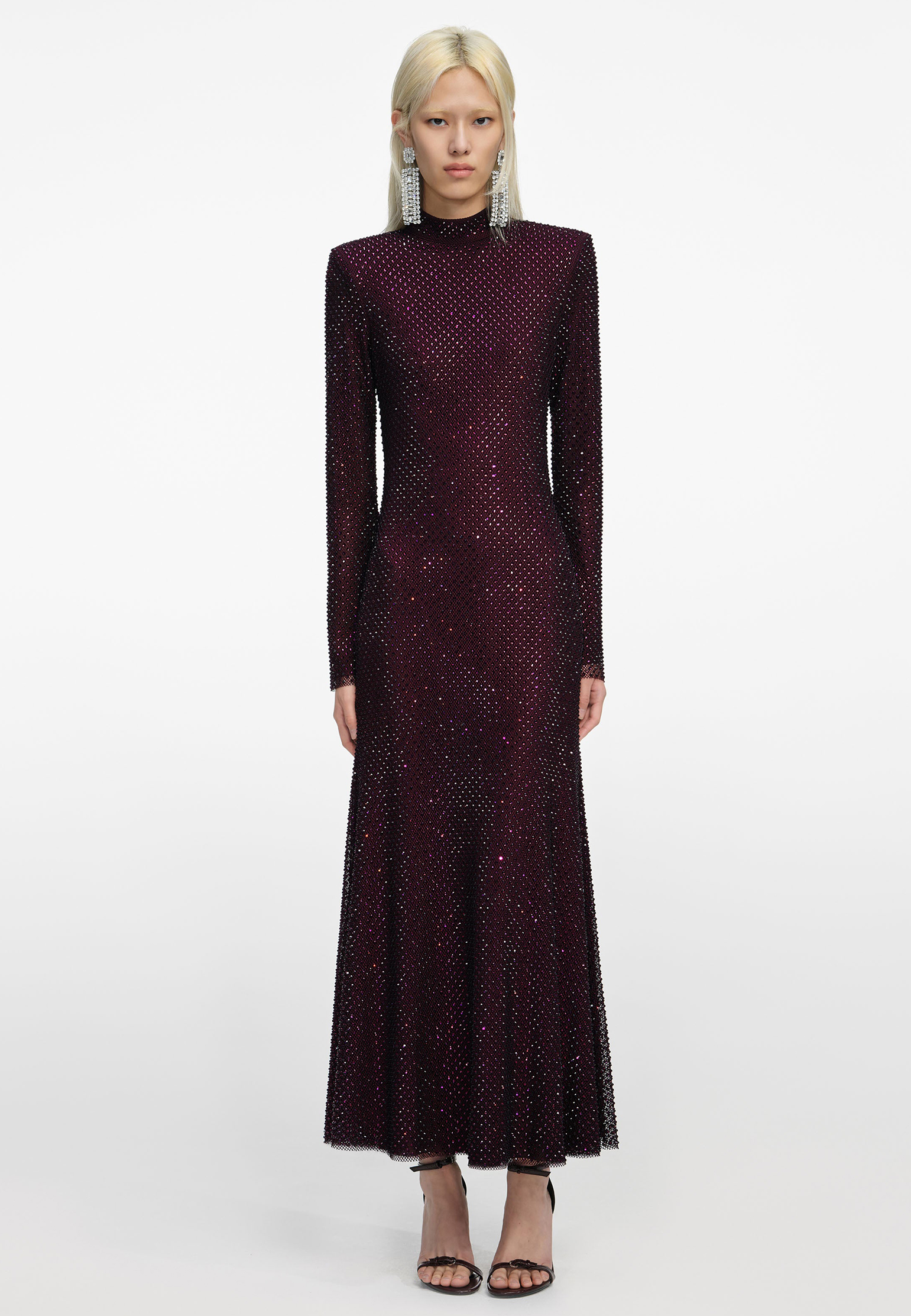 

Платье SELF-PORTRAIT, Бордовый, Бордовый