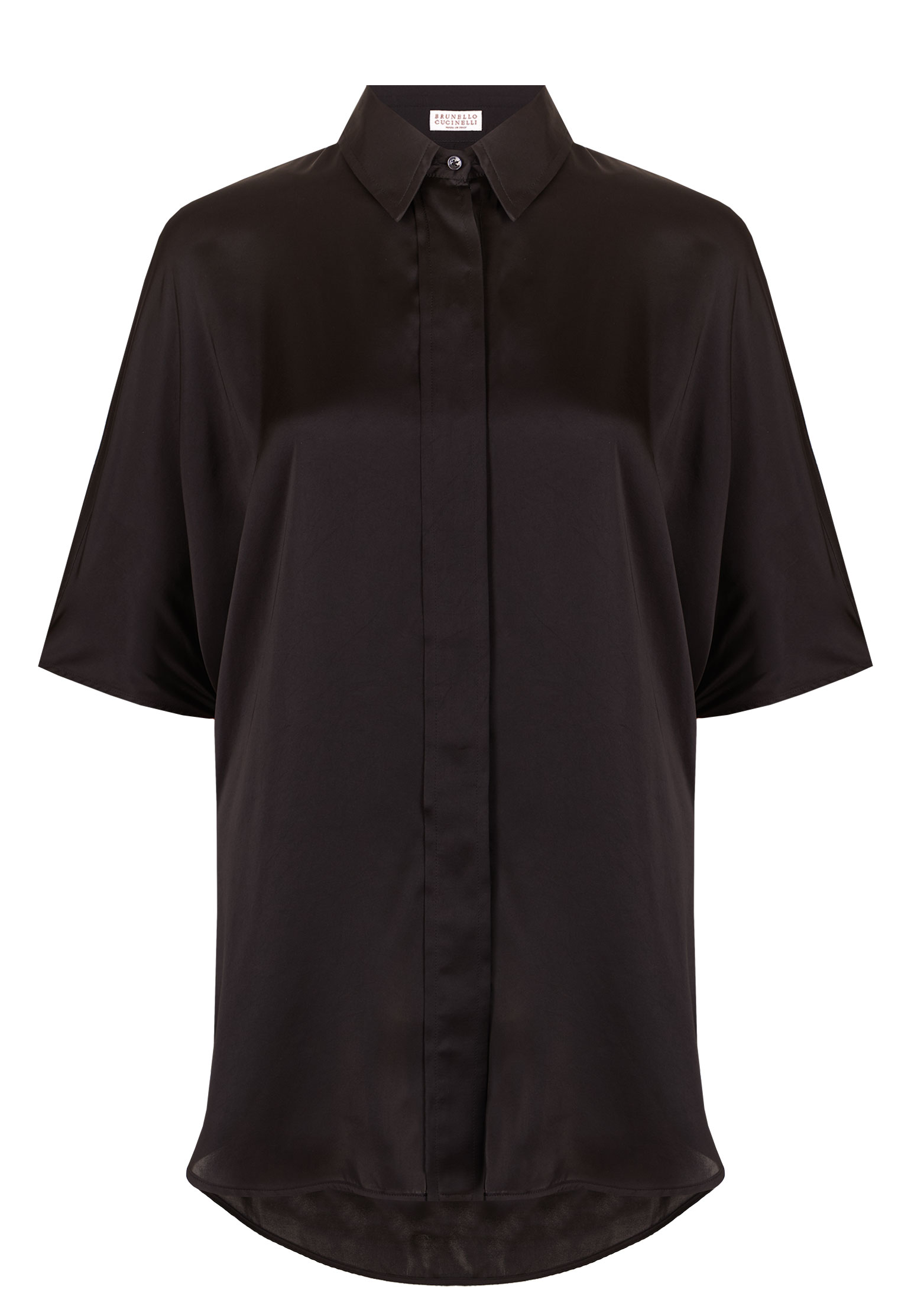 Блуза BRUNELLO CUCINELLI Черный, размер S
