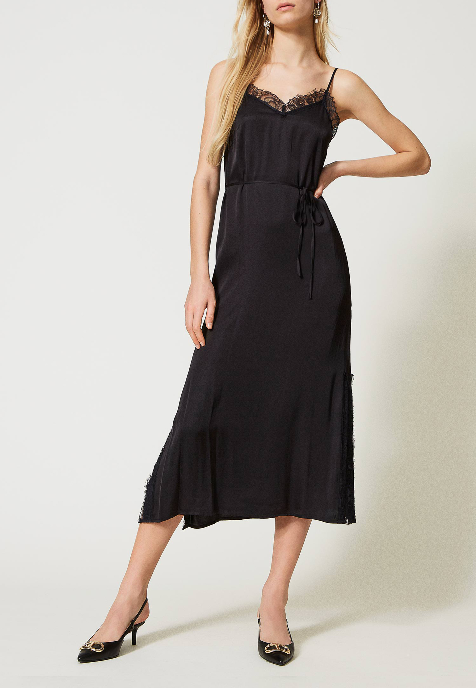 Платье TWINSET Milano Черный, размер 44 155728 - фото 1