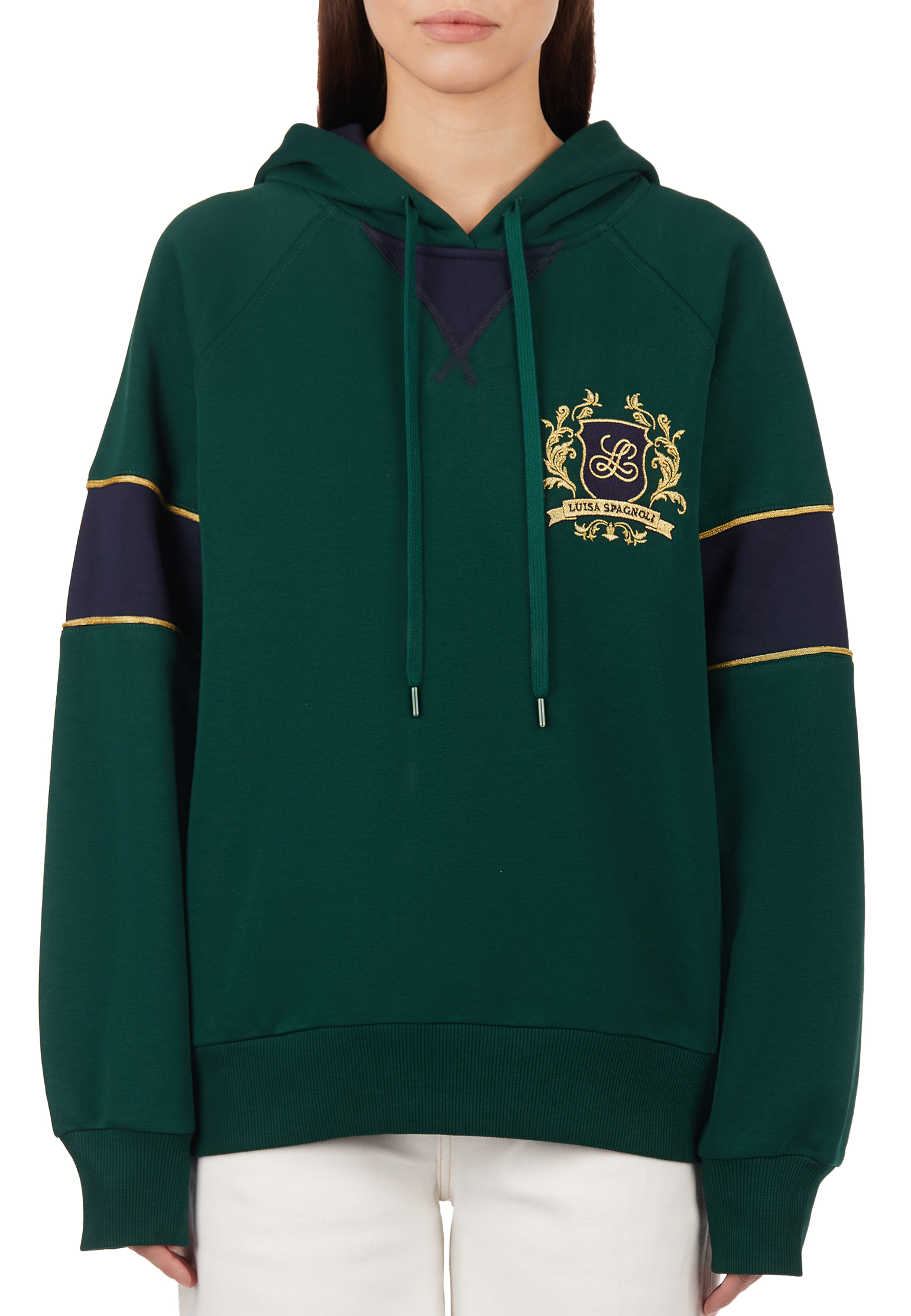

Худи LUISA SPAGNOLI, Зеленый, Зеленый