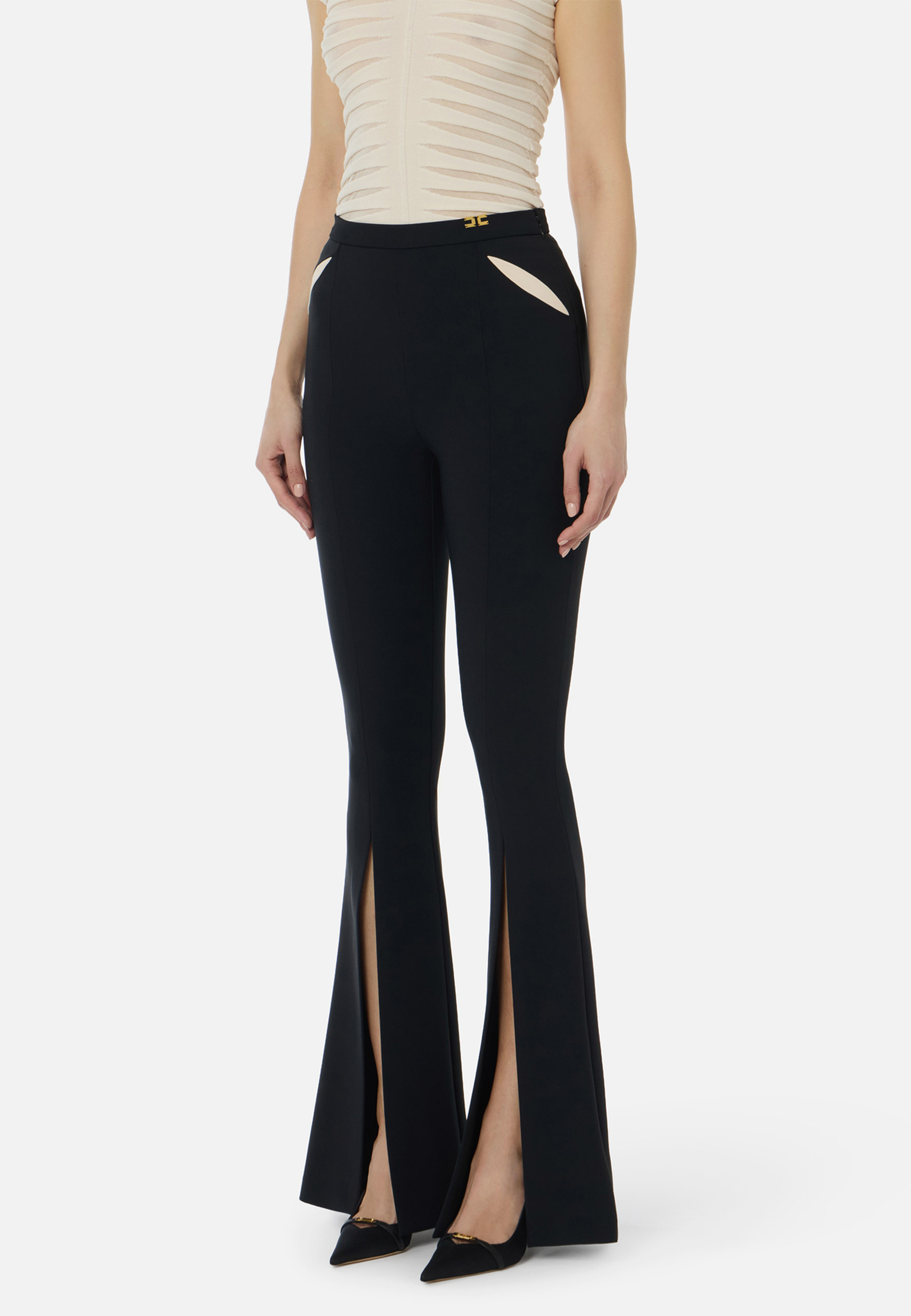 

Брюки ELISABETTA FRANCHI, Черный, Черный