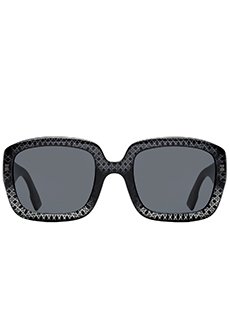 Черные солнцезащитные очки DIOR