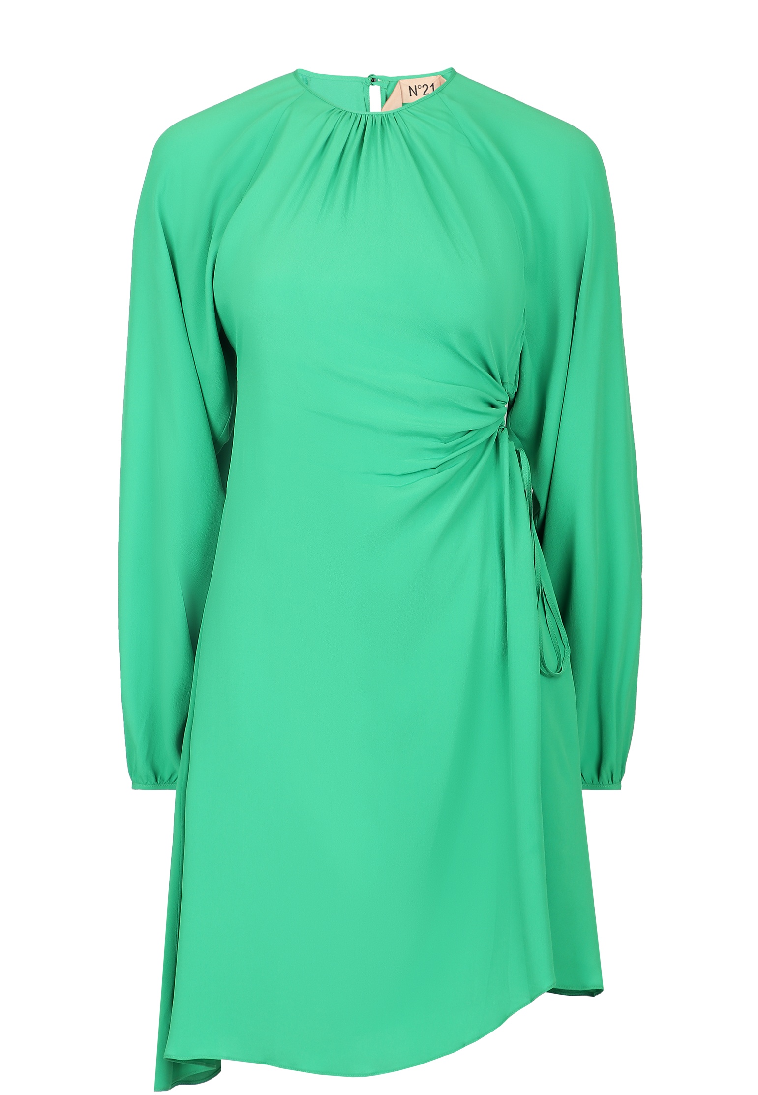 Платье No21 зеленого цвета
