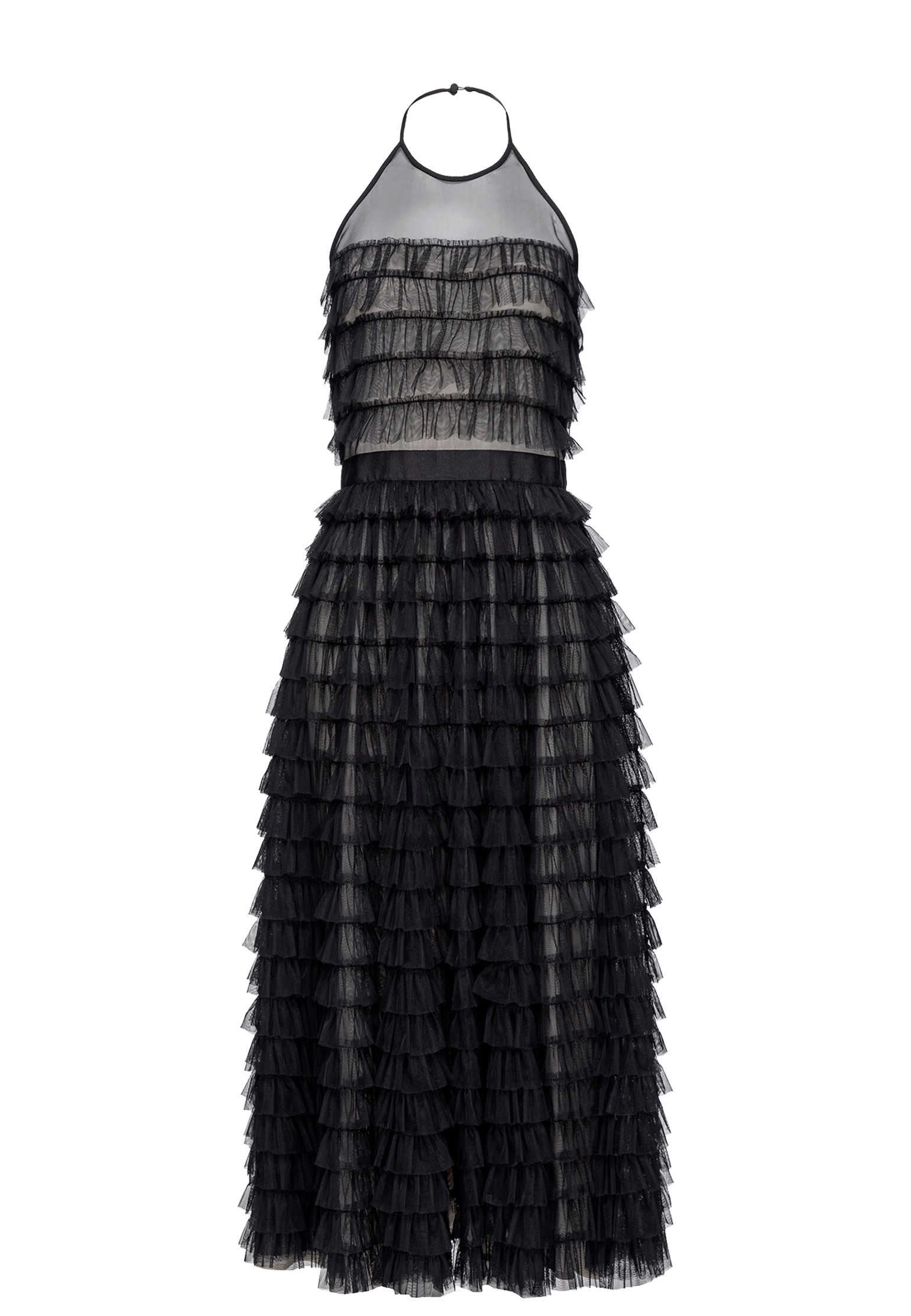 Платье PINKO Черный, размер 42 155673 - фото 1