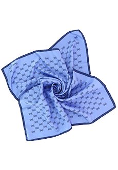 Синий платок CASTELLO d'ORO