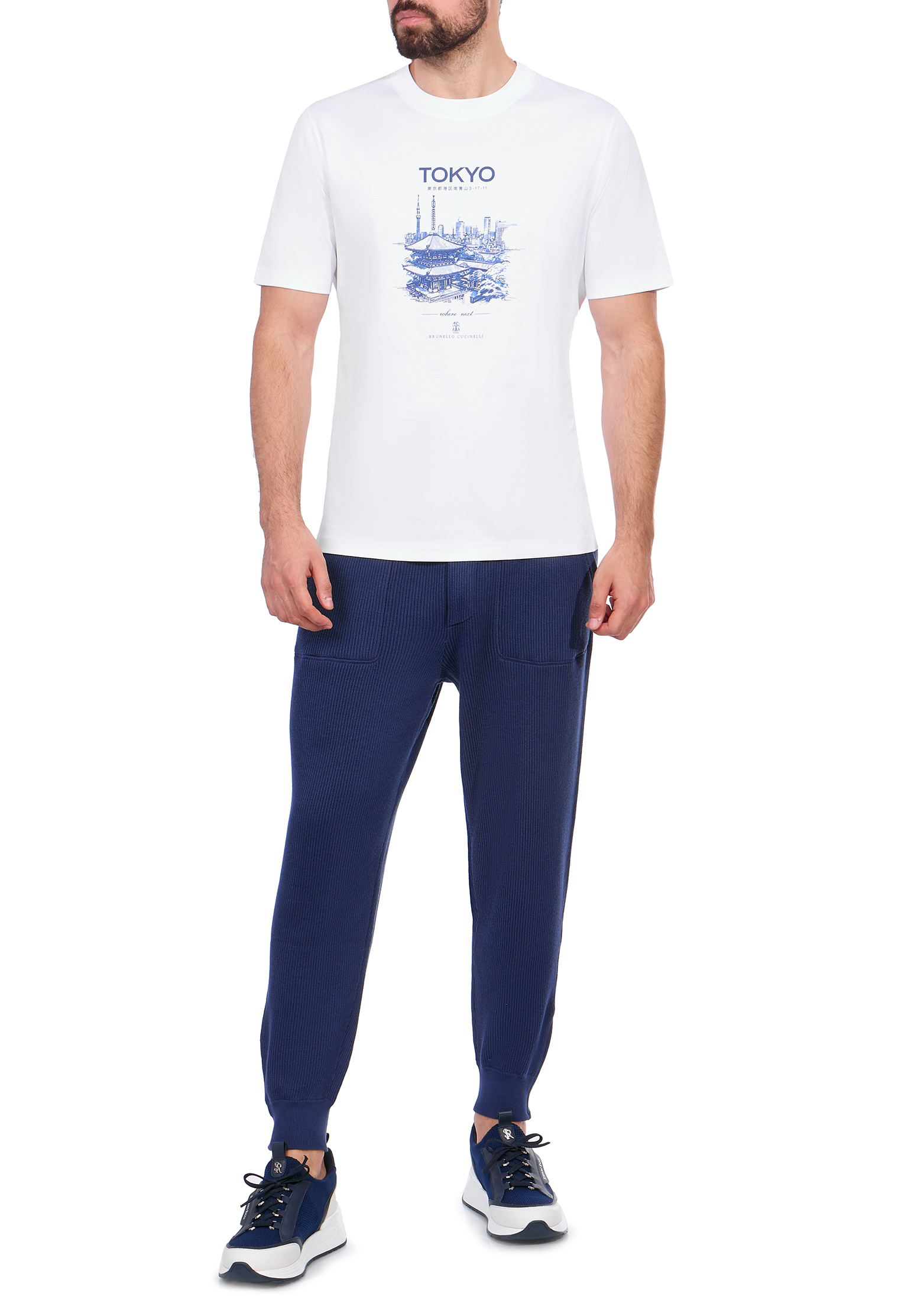 

Брюки BRUNELLO CUCINELLI, Синий, Синий