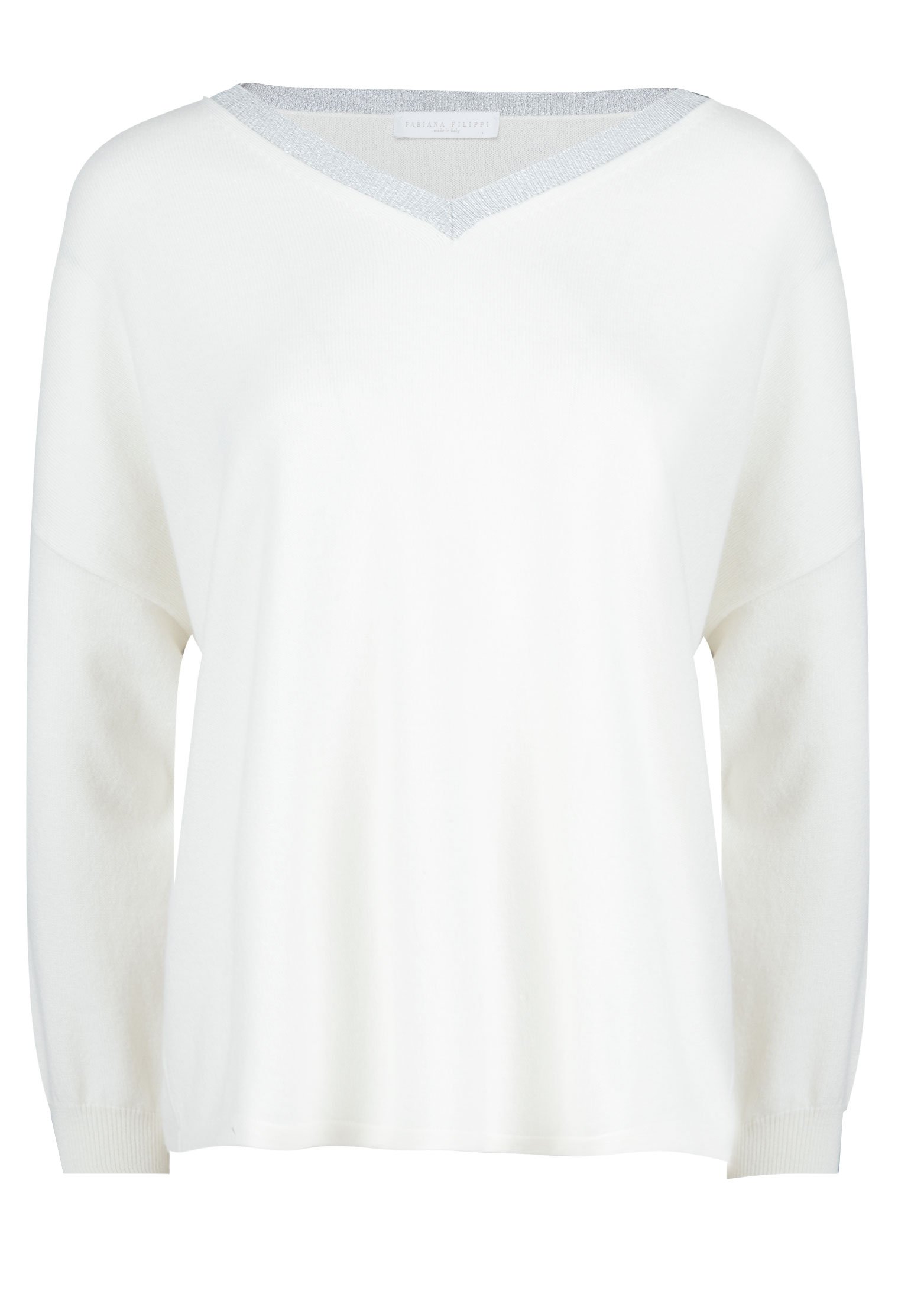 Пуловер FABIANA FILIPPI Белый, размер 42