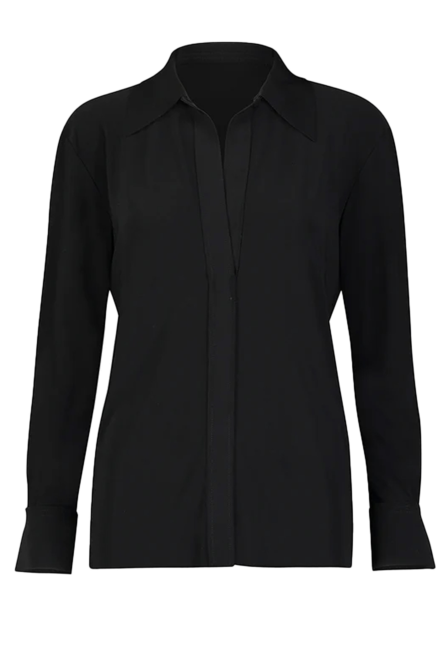 Рубашка NORMA KAMALI Черный, размер 2XS 173933 - фото 1
