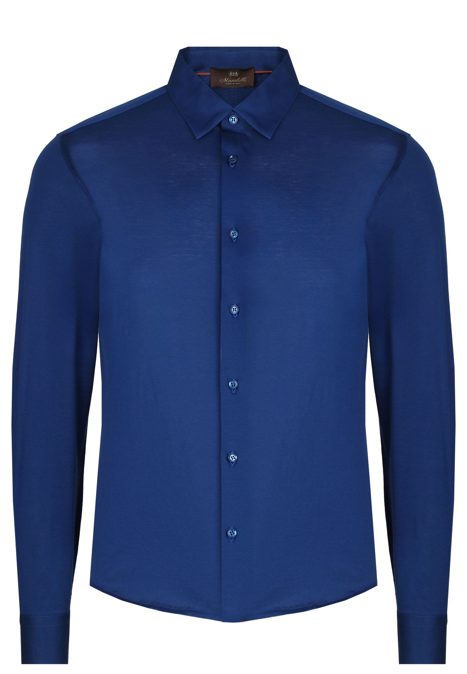 Рубашка MANDELLI синего цвета