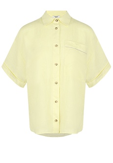 Рубашка с коротким рукавом из льна PESERICO