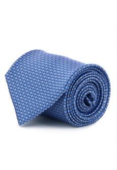Шелковый галстук с принтом STEFANO RICCI
