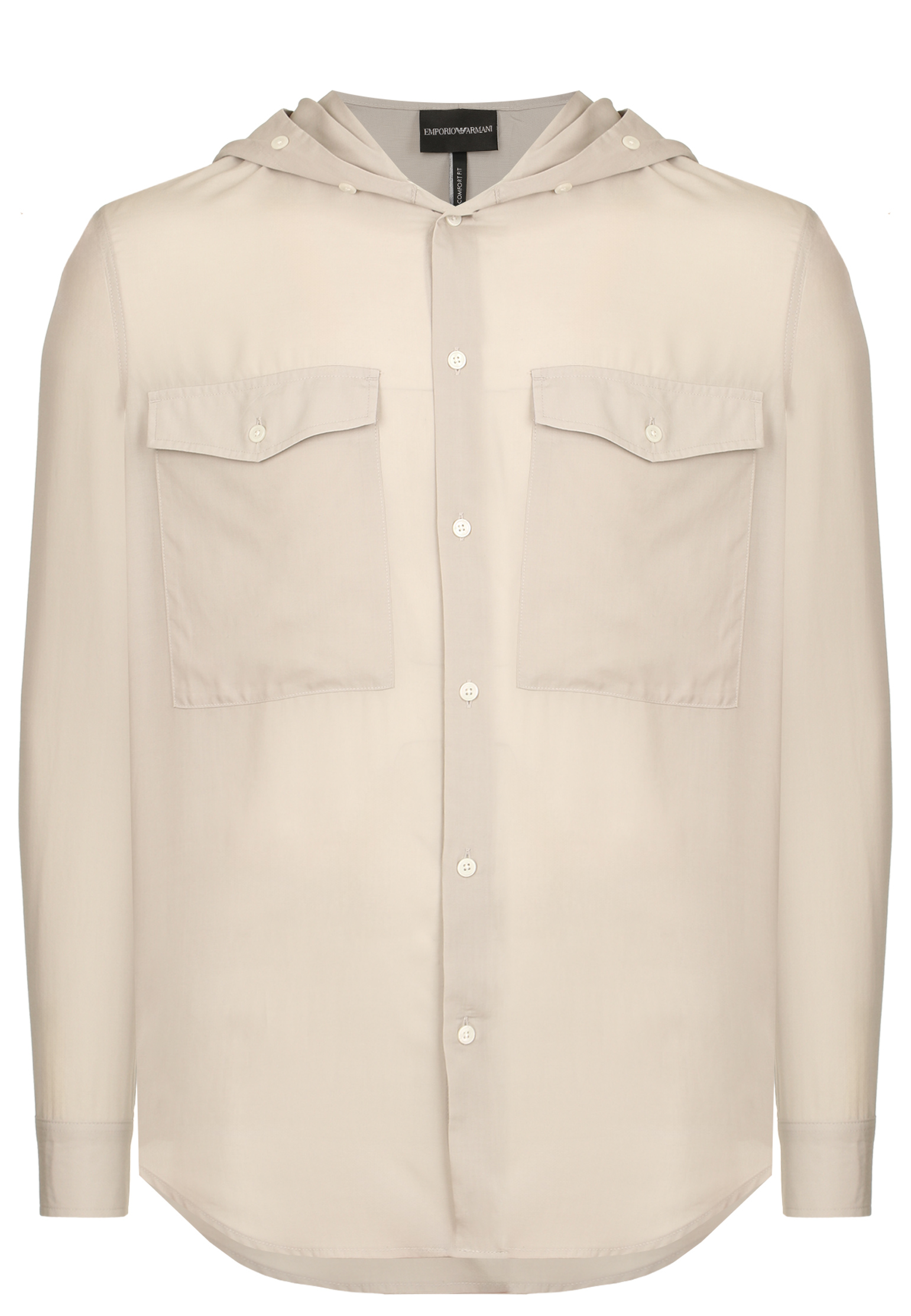 Рубашка EMPORIO ARMANI Серый, размер S 177090 - фото 1