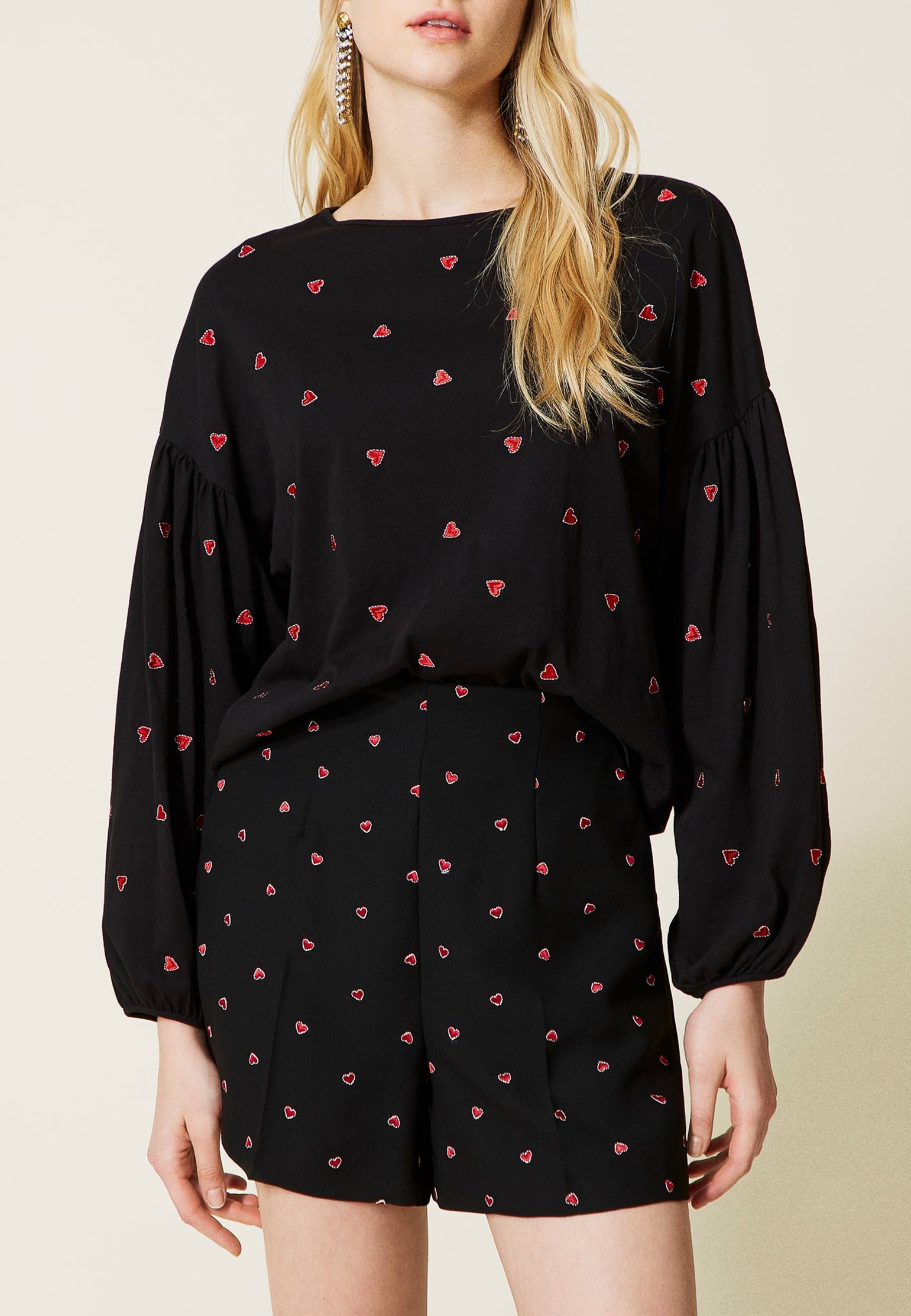 Блуза TWINSET Milano Черный, размер XS 144868 - фото 1