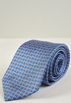 Голубой галстук ZILLI