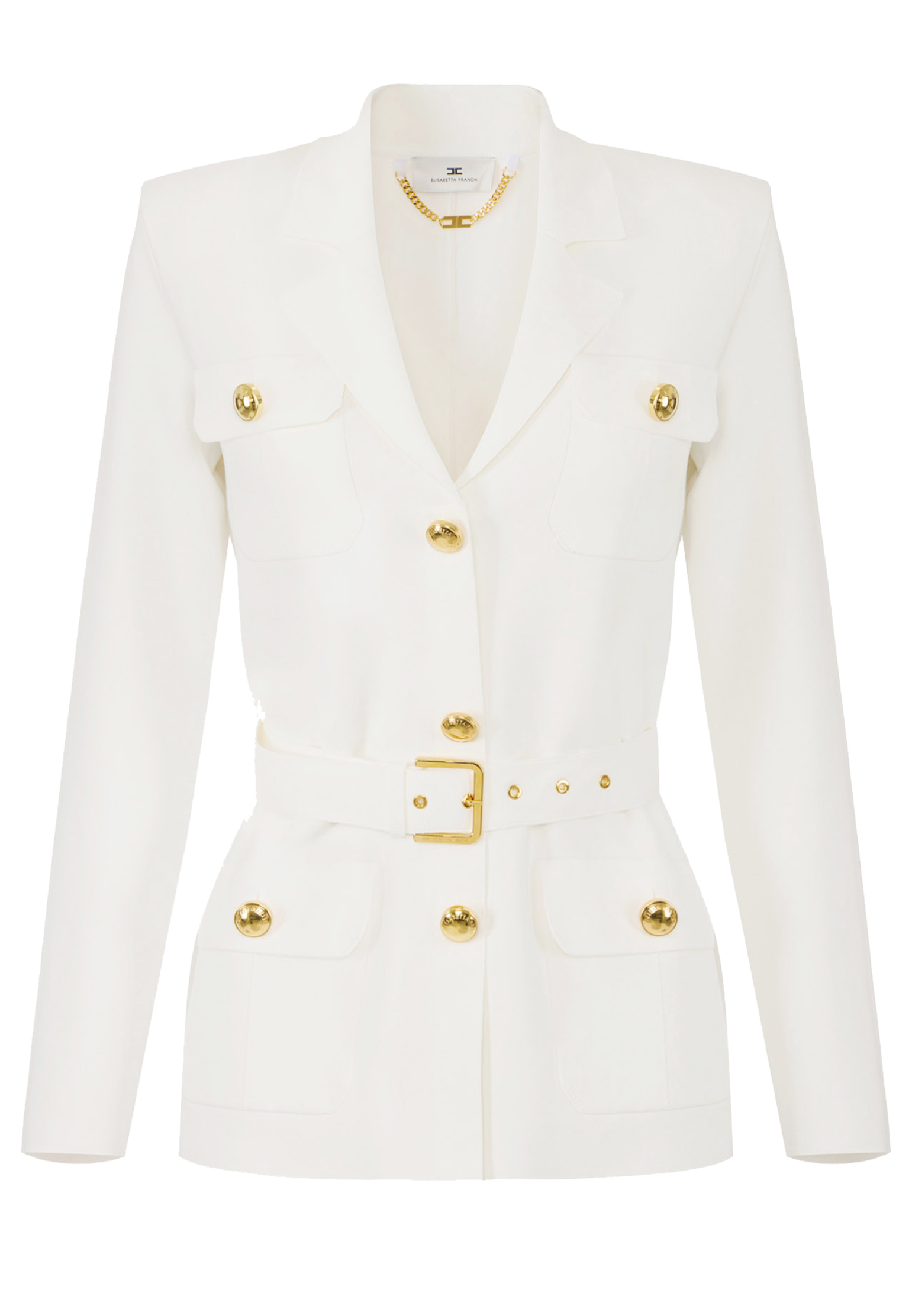 

Кардиган ELISABETTA FRANCHI, Белый, Белый