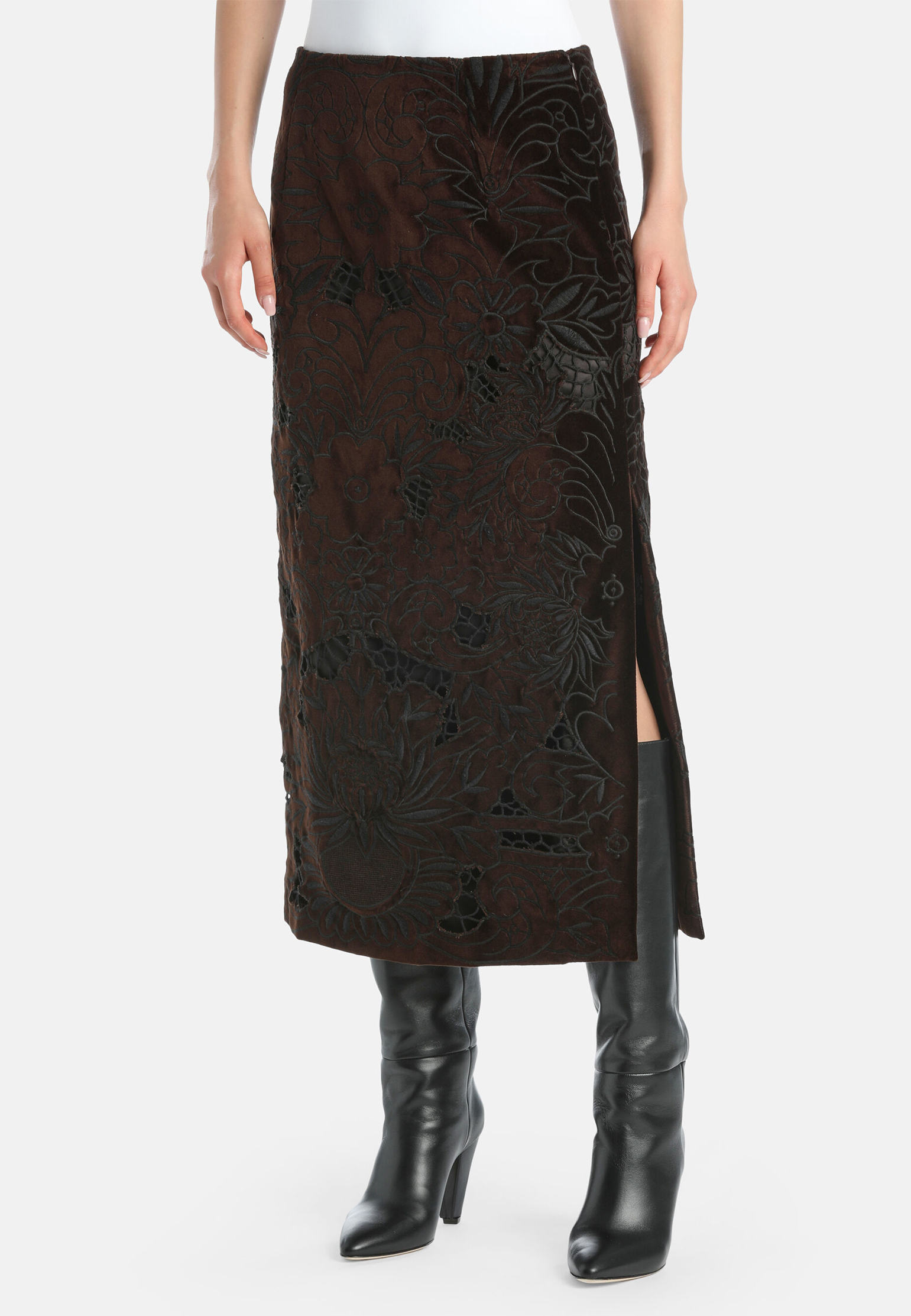 

Юбка LUISA SPAGNOLI, Коричневый, Коричневый