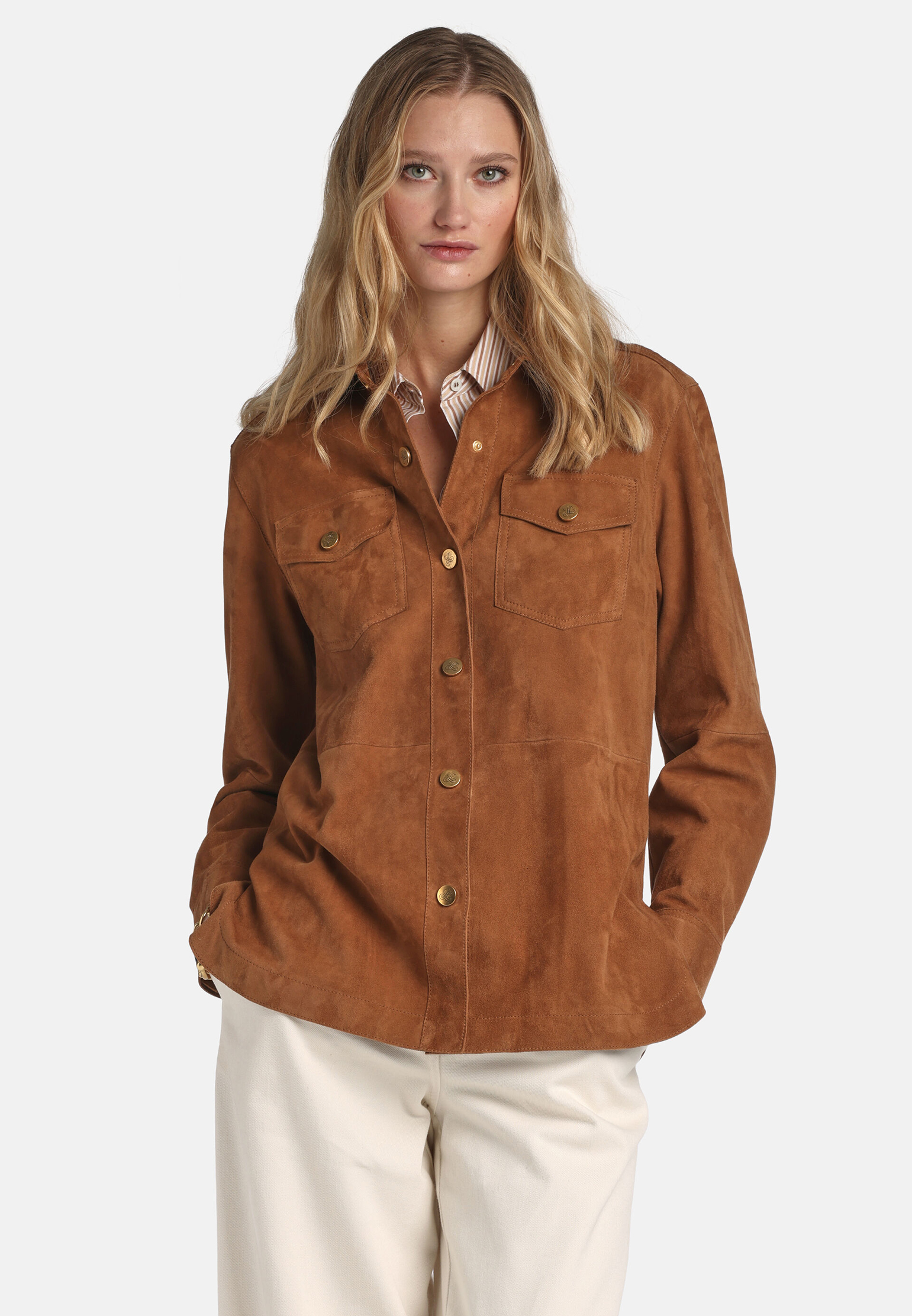 

Рубашка LUISA SPAGNOLI, Коричневый, Коричневый